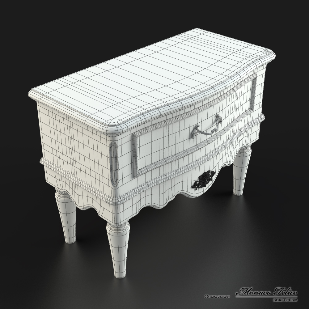 Creation 3D models of product prototypes. 3D Design Studio “Monaco Felice”.