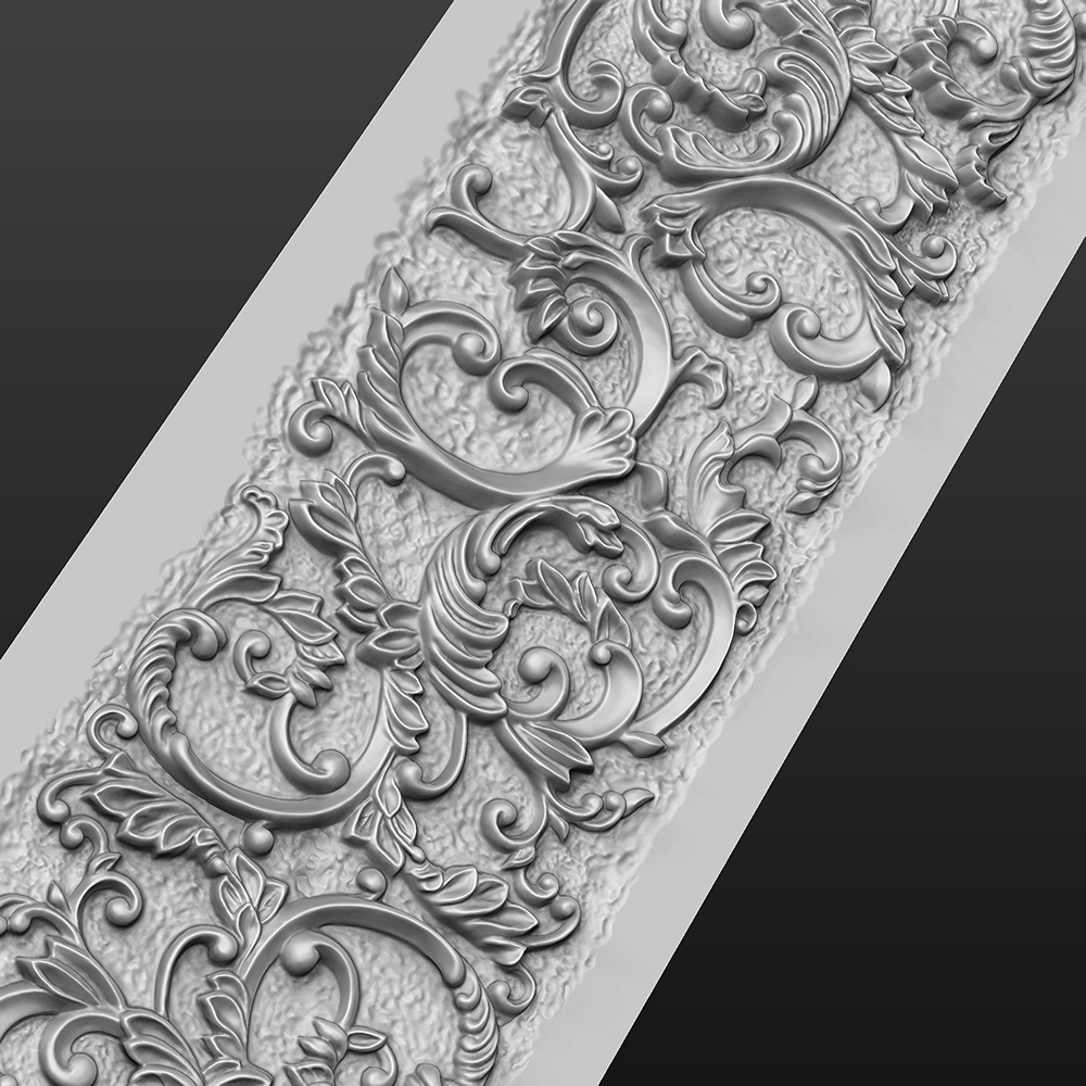 Digital Sculpting of Complex Furniture Elements. Creation 3D Models for Production.