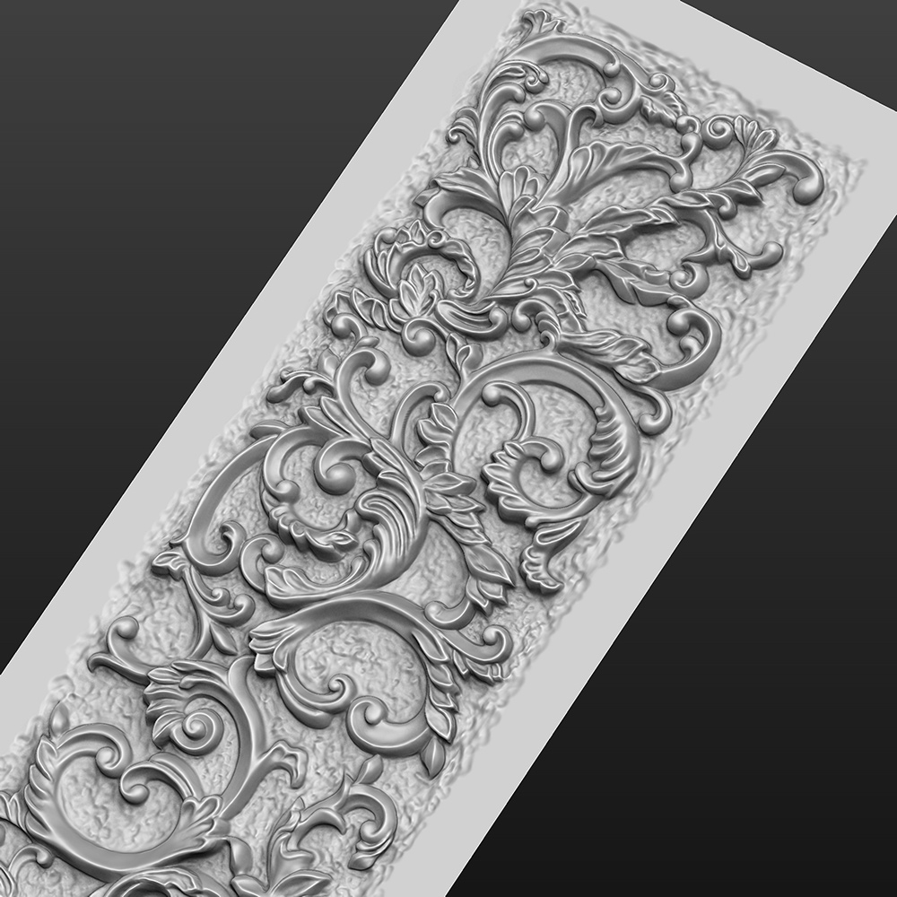 Digital Sculpting of Complex Furniture Elements. Creation 3D Models for Production.