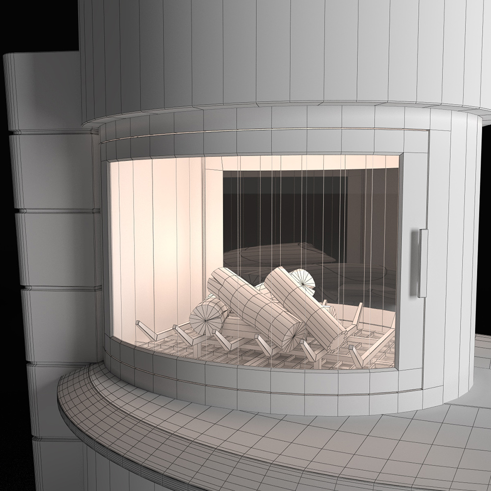3D modeling of interior items. 3D Artist Sergiy M. Yurchenko.
