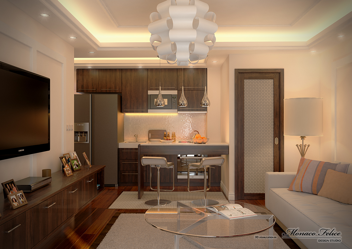 3D Interior Visualization. 3D Design & Visualization Studio “Monaco Felice”.