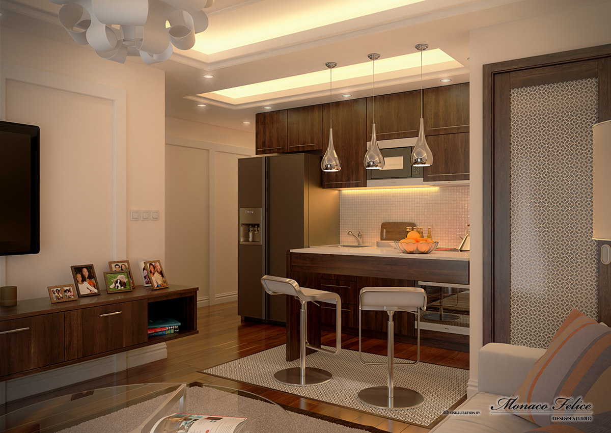 3D Interior Visualization. 3D Design & Visualization Studio “Monaco Felice”.