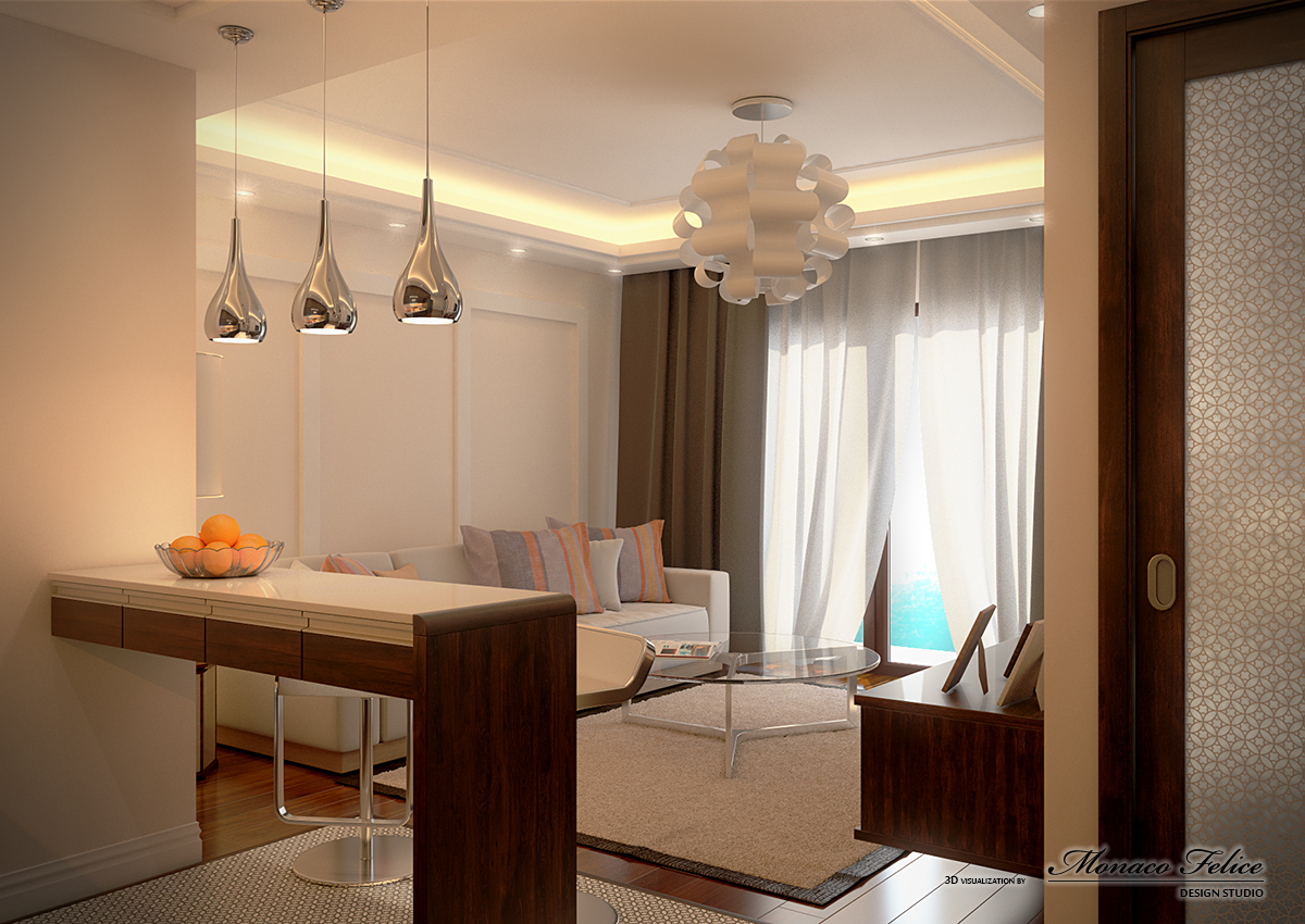 3D Interior Visualization. 3D Design & Visualization Studio “Monaco Felice”.