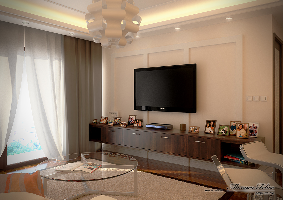 3D Interior Visualization. 3D Design & Visualization Studio “Monaco Felice”.