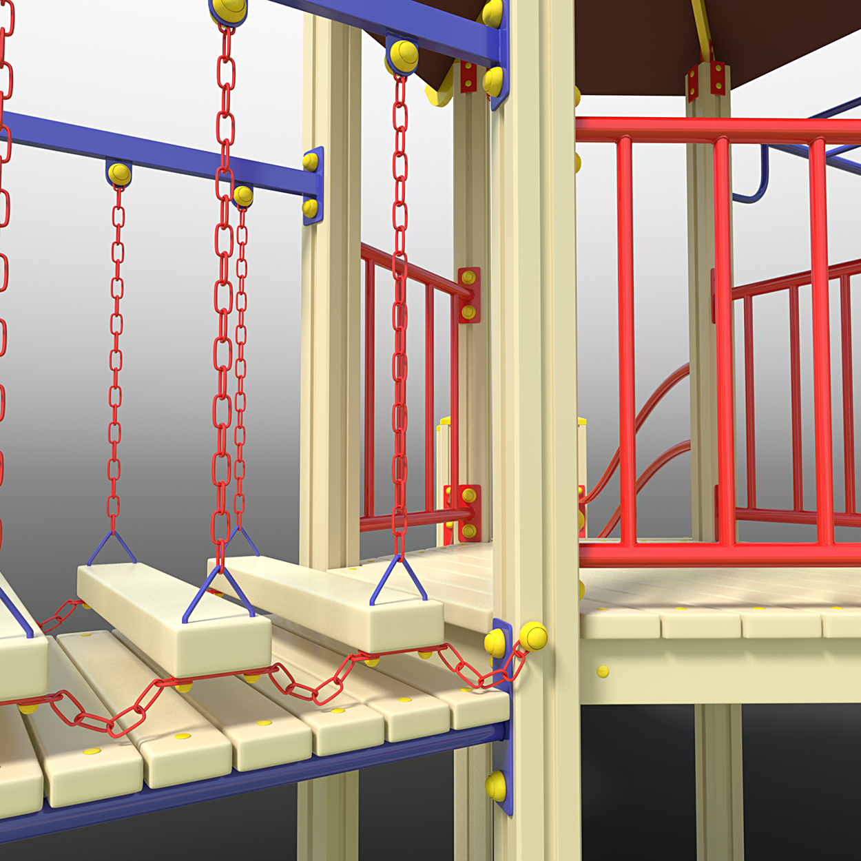 High quality 3D model of the Playground. 3D model for sale.