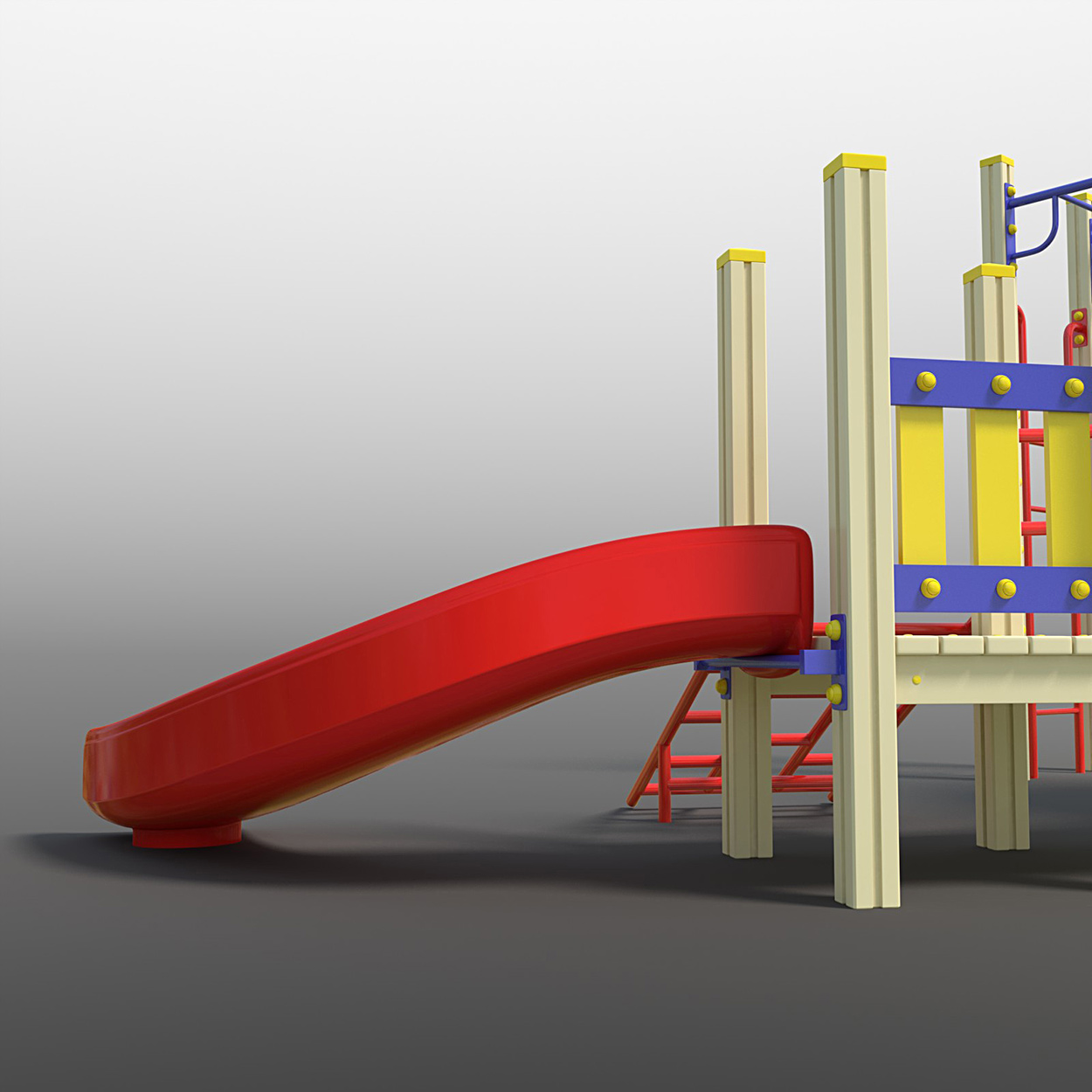 High quality 3D model of the Playground. 3D model for sale.