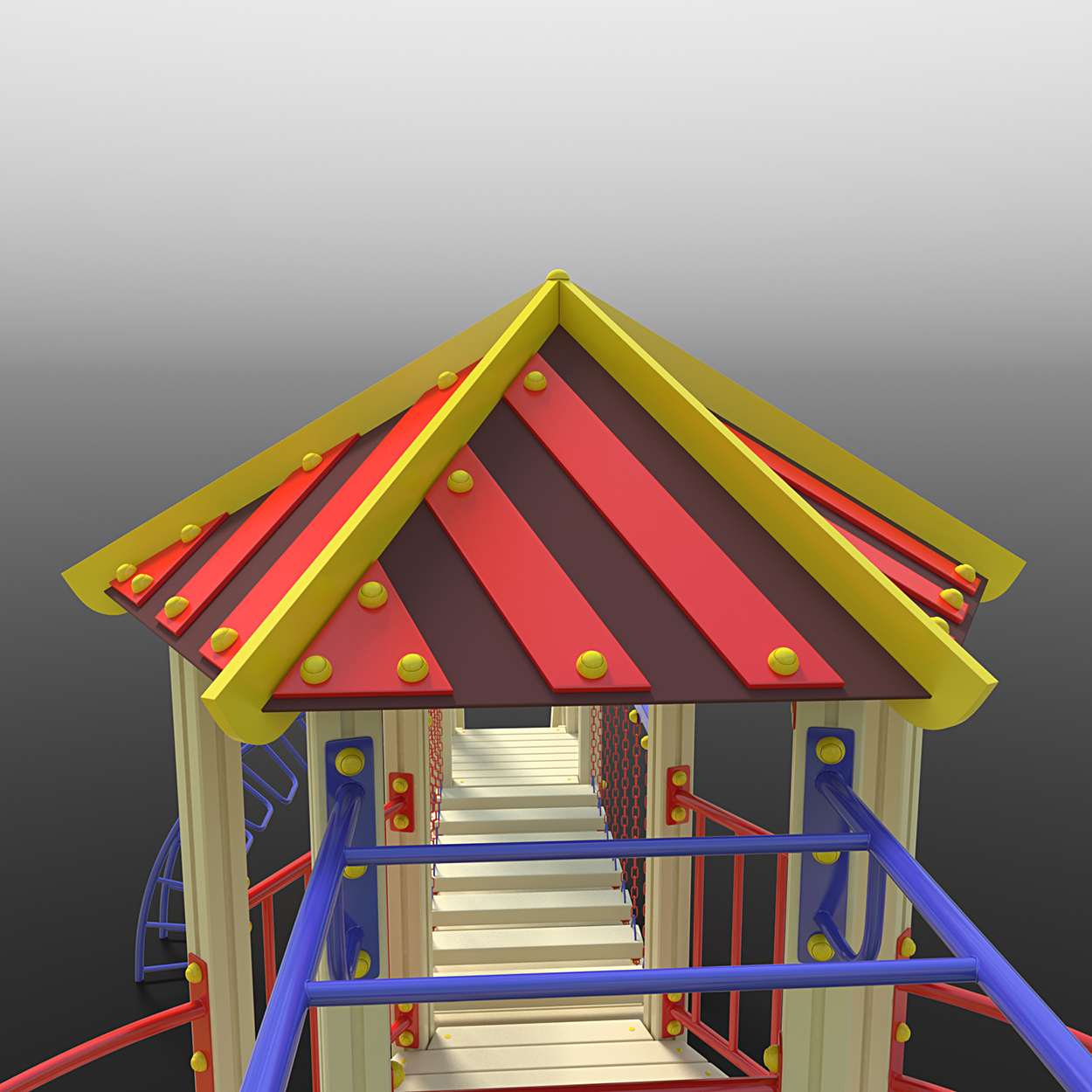 High quality 3D model of the Playground. 3D model for sale.