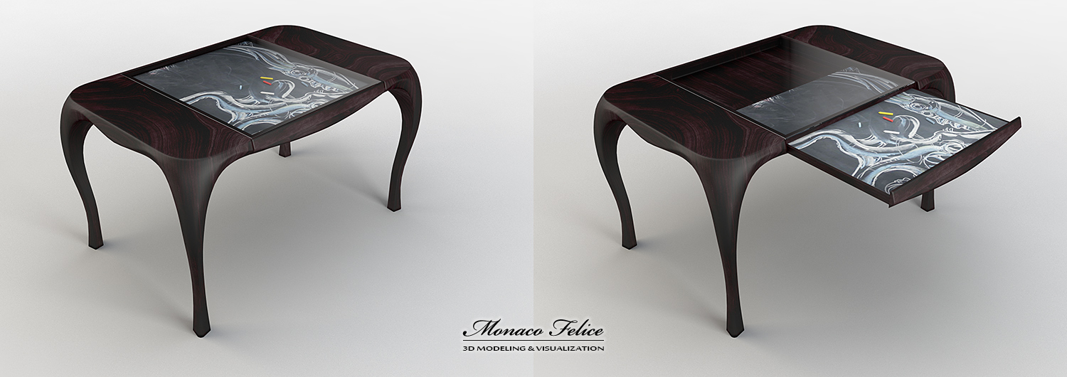 Exclusive 3D model. Conceptual design. Freelance 3D Artist Sergiy M. Yurchenko.