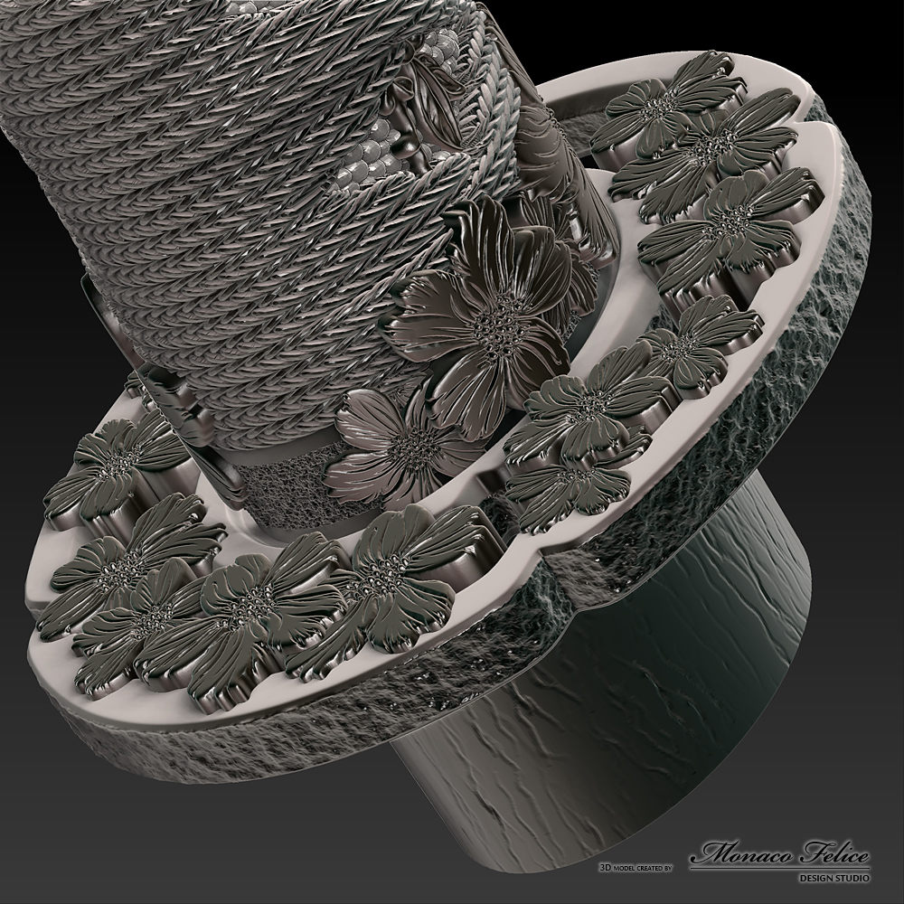 Digital Sculpting Jewellery in ZBrush. Creation Exclusive 3D Models for Production of Souvenirs.