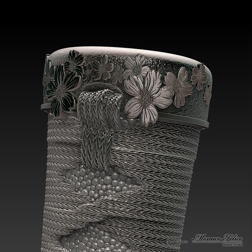 Digital Sculpting Jewellery in ZBrush. Creation Exclusive 3D Models for Production of Souvenirs.