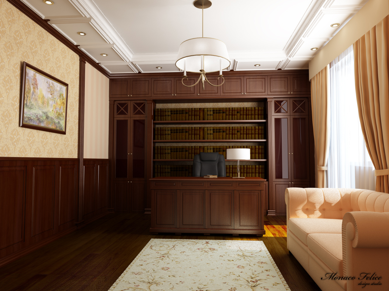 Interior Visualization. Freelance 3D Artist Sergiy M. Yurchenko.