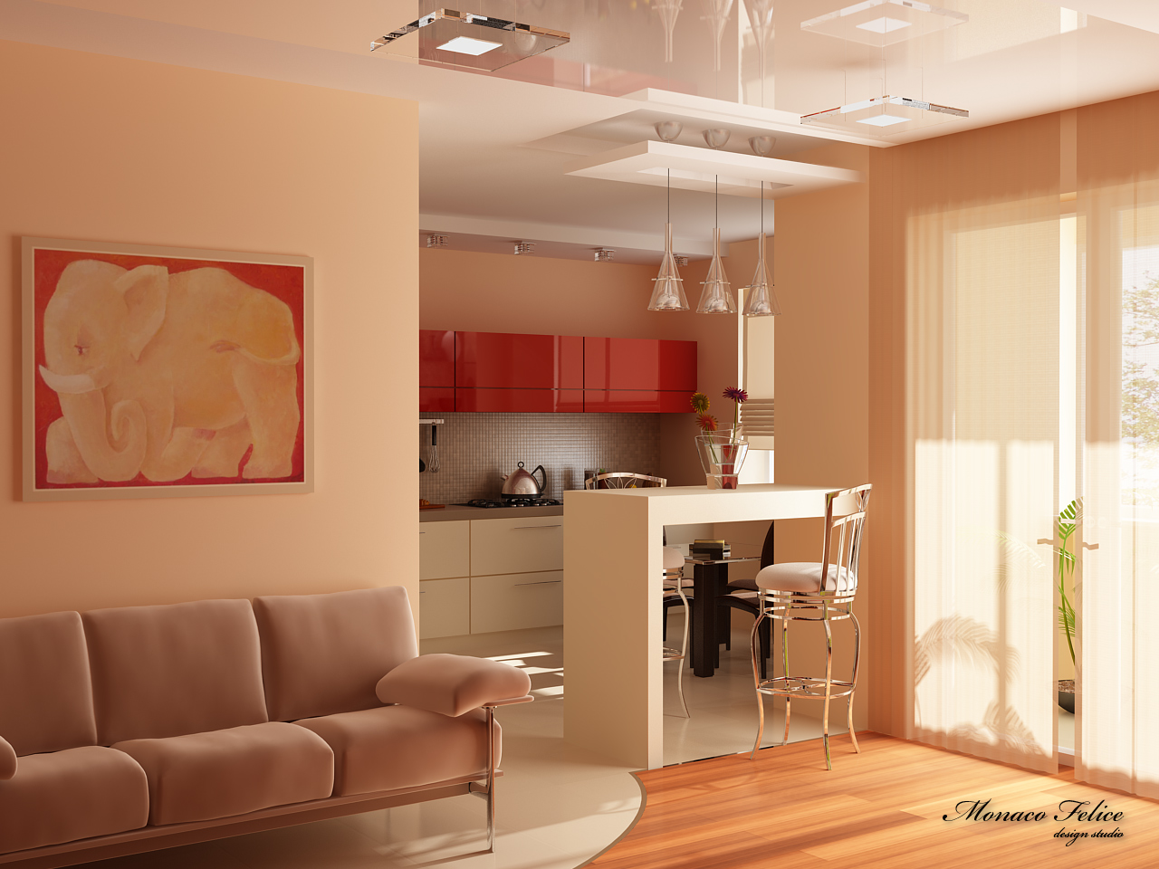 Interior Visualization. Freelance 3D Artist Sergiy M. Yurchenko.