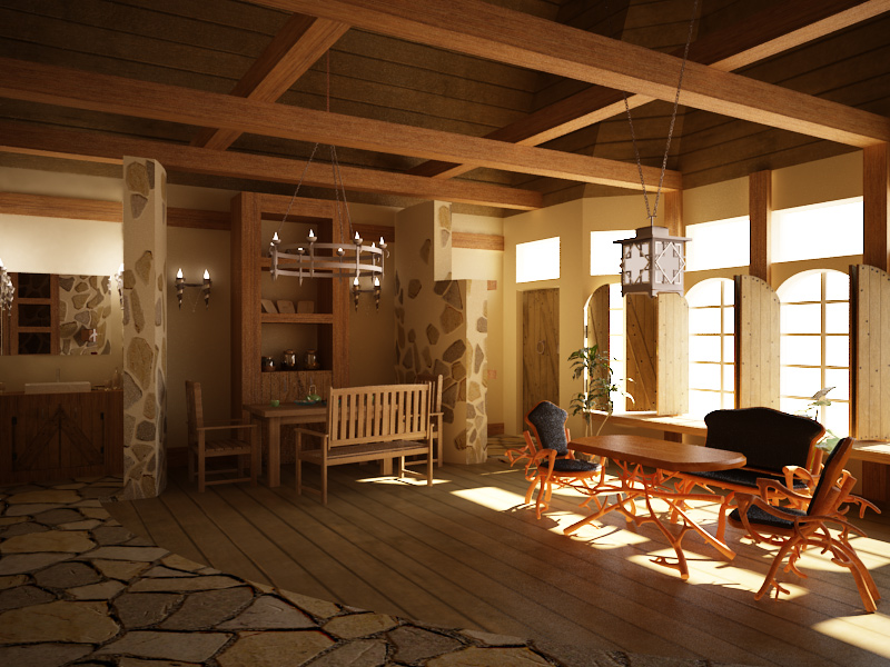 Interior Visualization. Freelance 3D Artist Sergiy M. Yurchenko.