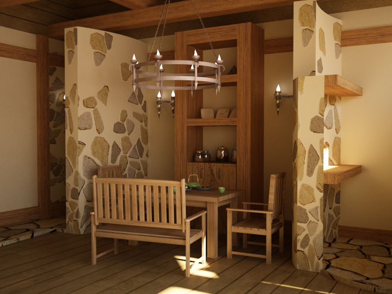 Interior Visualization. Freelance 3D Artist Sergiy M. Yurchenko.