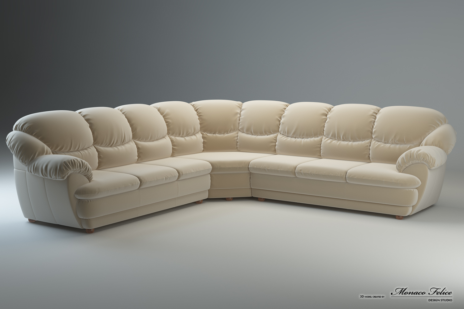 Product Visualization. 3D modeling of furniture.