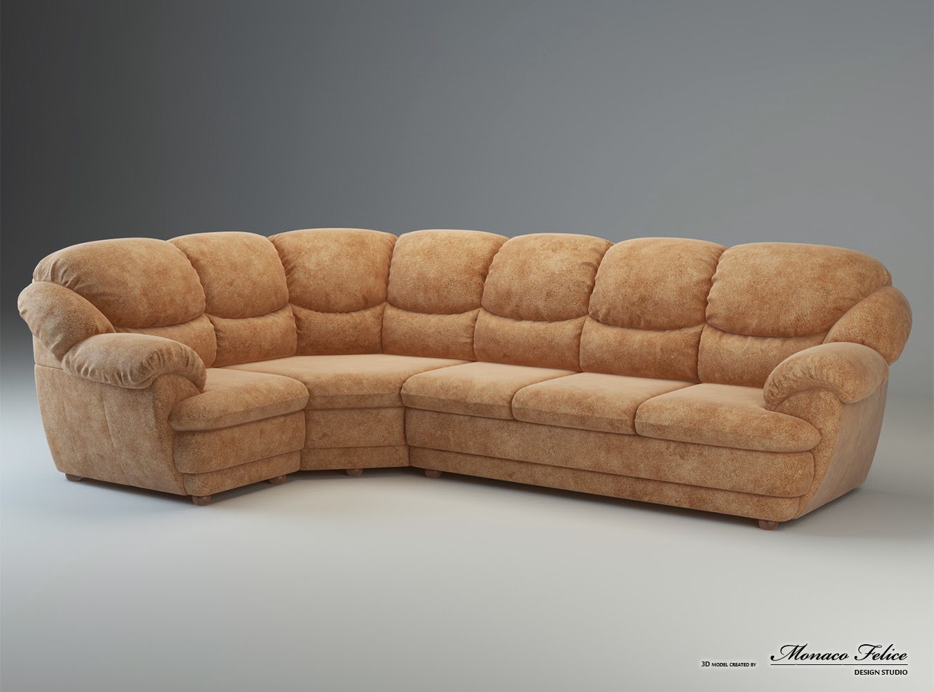 Product Visualization. 3D modeling of furniture.