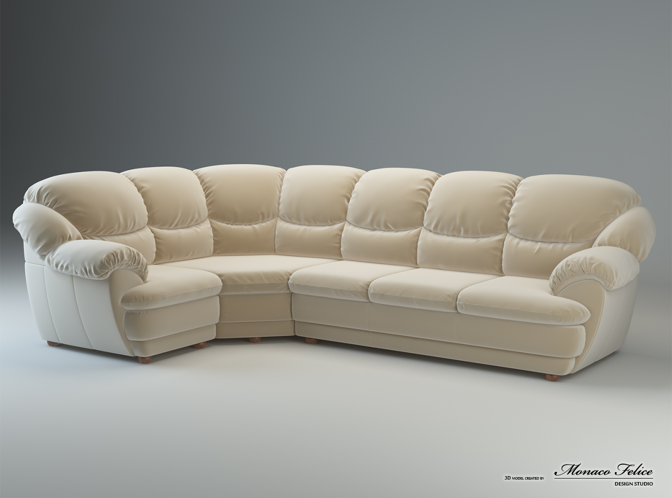 Product Visualization. 3D modeling of furniture.