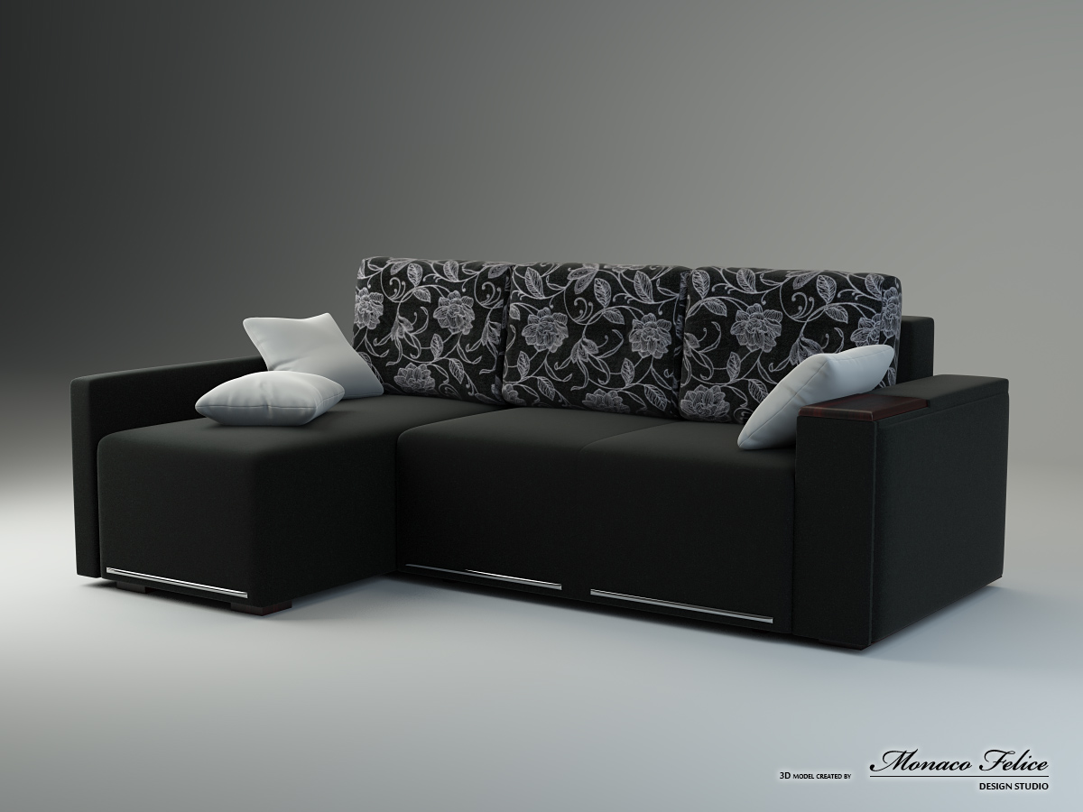 Product Visualization. 3D modeling of furniture.