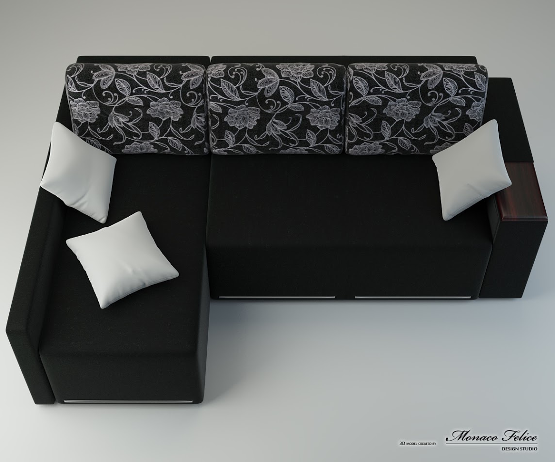 Product Visualization. 3D modeling of furniture.