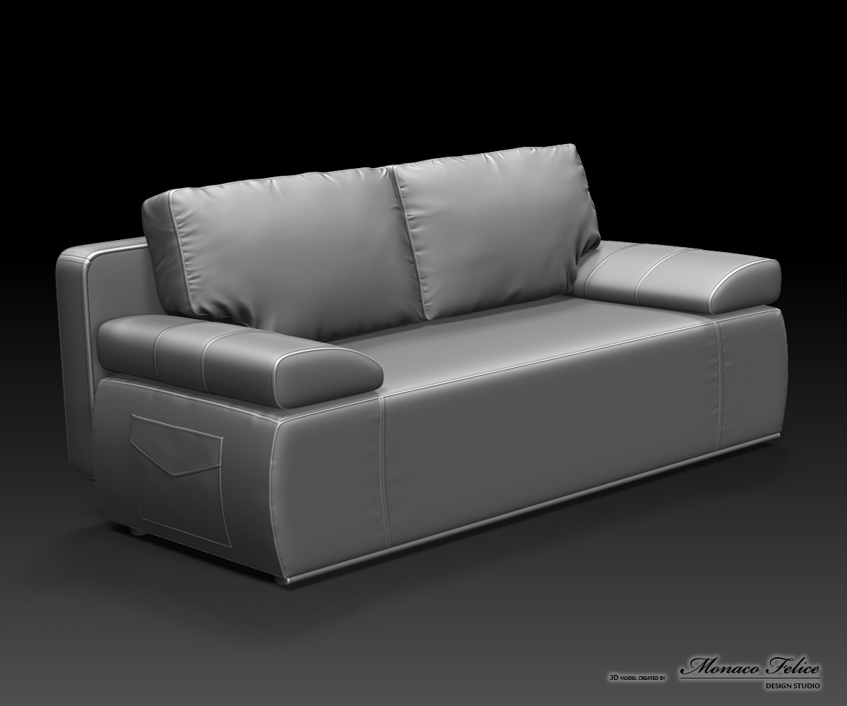 Product Visualization. 3D modeling of furniture.