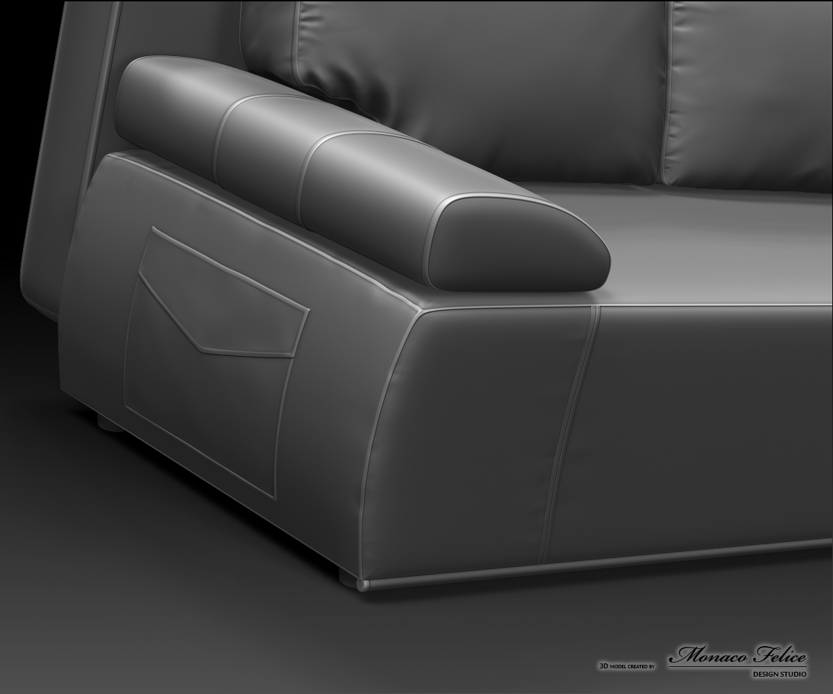 Product Visualization. 3D modeling of furniture.