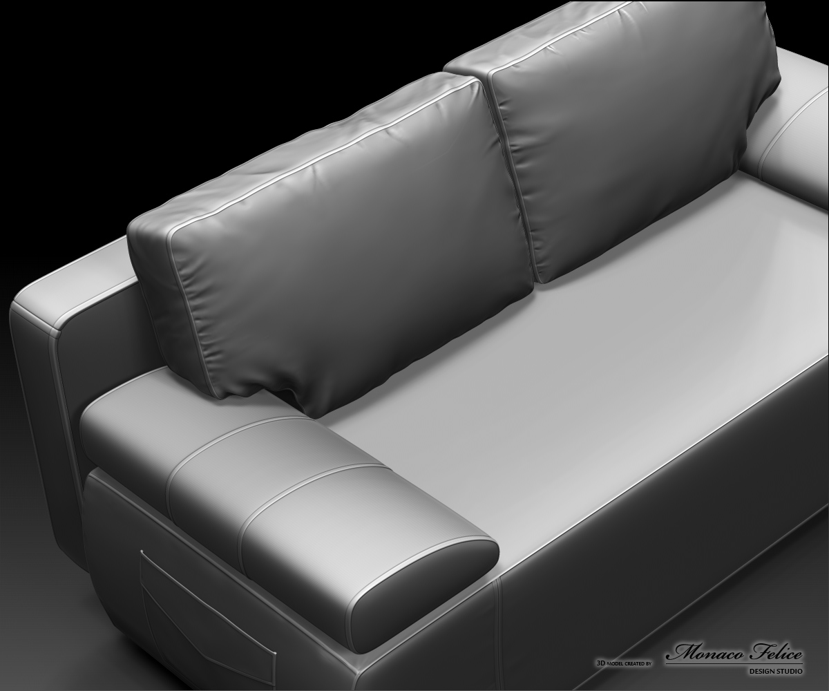 Product Visualization. 3D modeling of furniture.