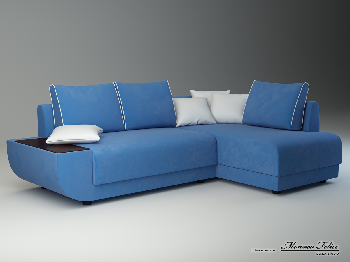 Product Visualization. 3D modeling of furniture.