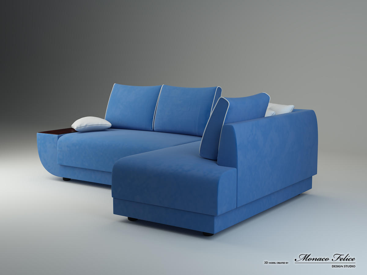 Product Visualization. 3D modeling of furniture.