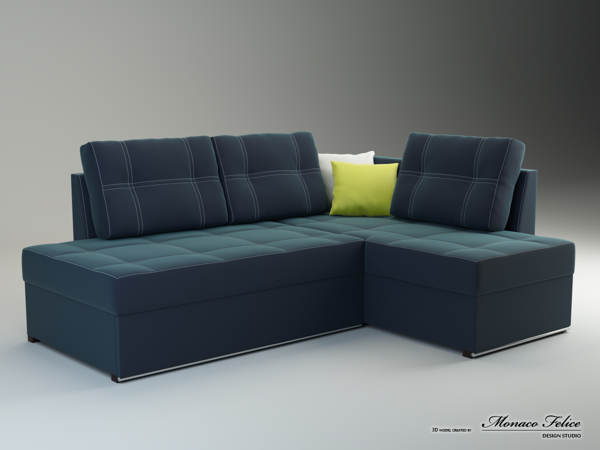 Product Visualization. 3D modeling of furniture.