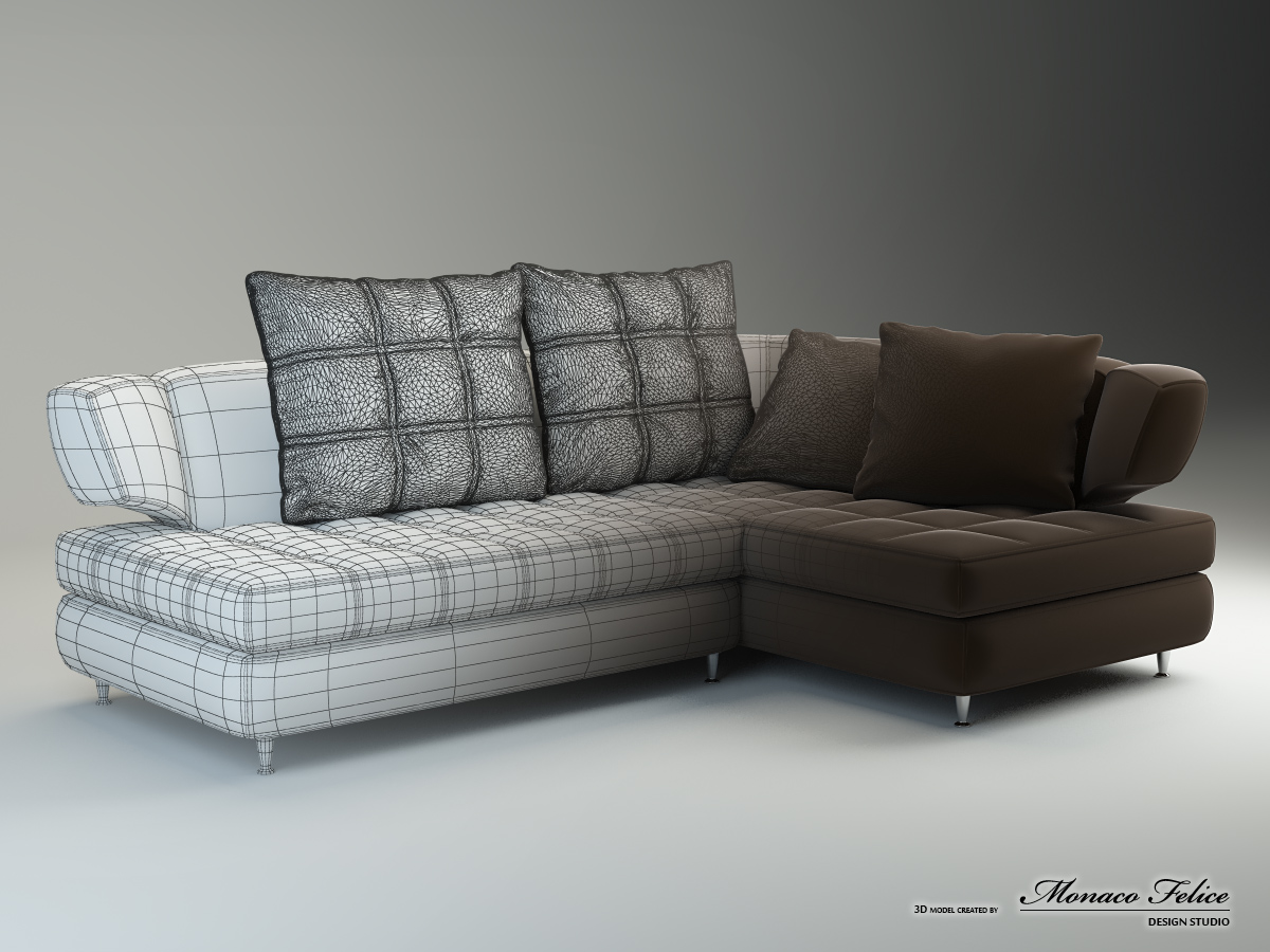 Product Visualization. 3D modeling of furniture.