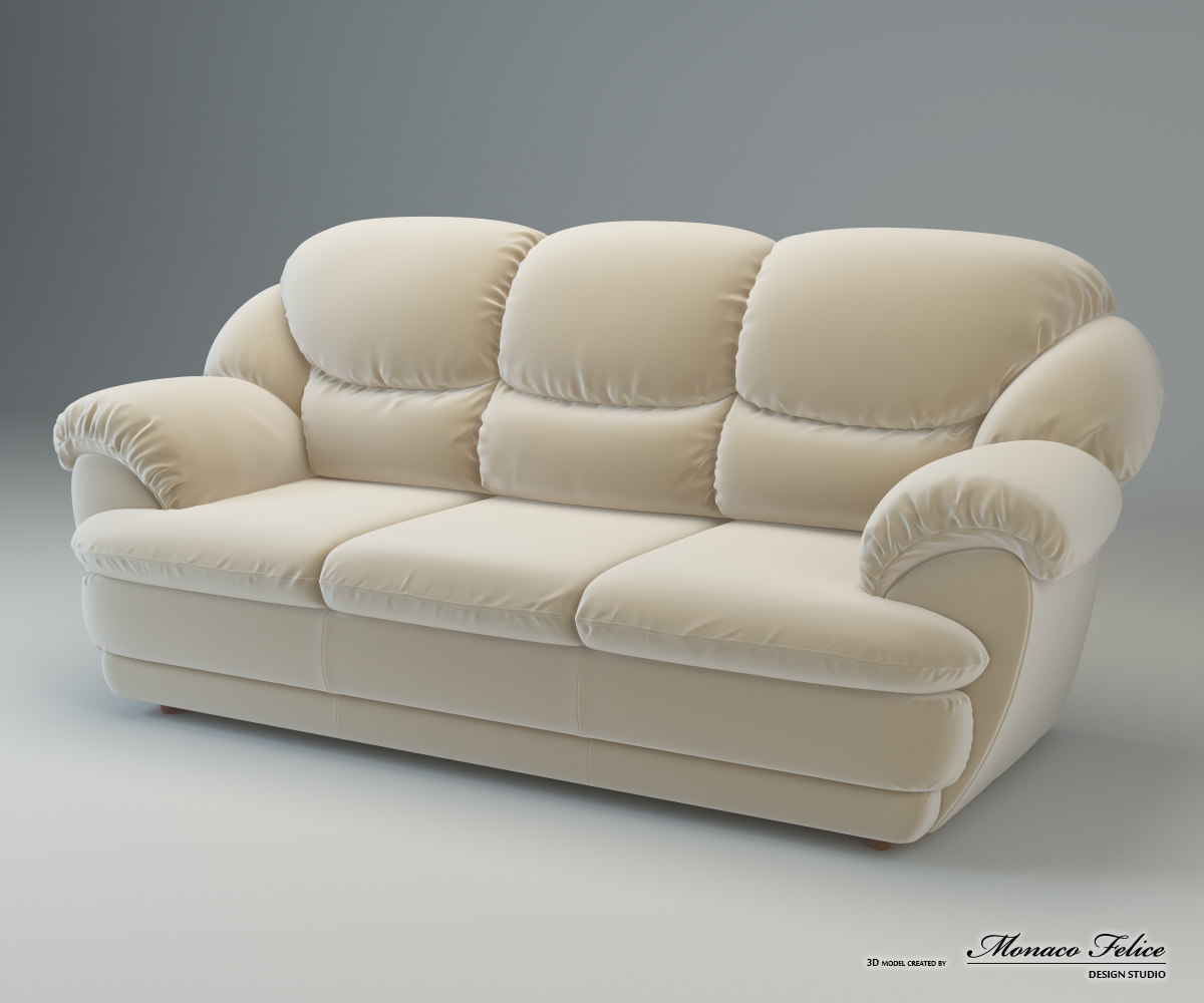 Product Visualization. 3D modeling of furniture.